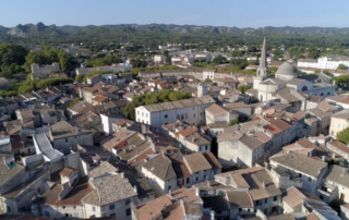 Saint-Rémy vue du ciel
