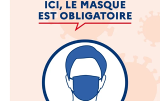 Affiche masque obligatoire