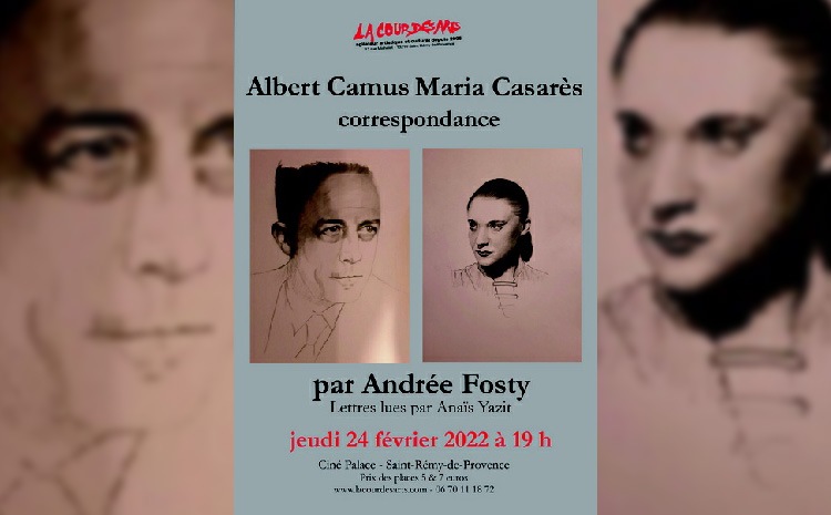 Conférence : Correspondance d’Albert Camus et Maria Casares – Ville de