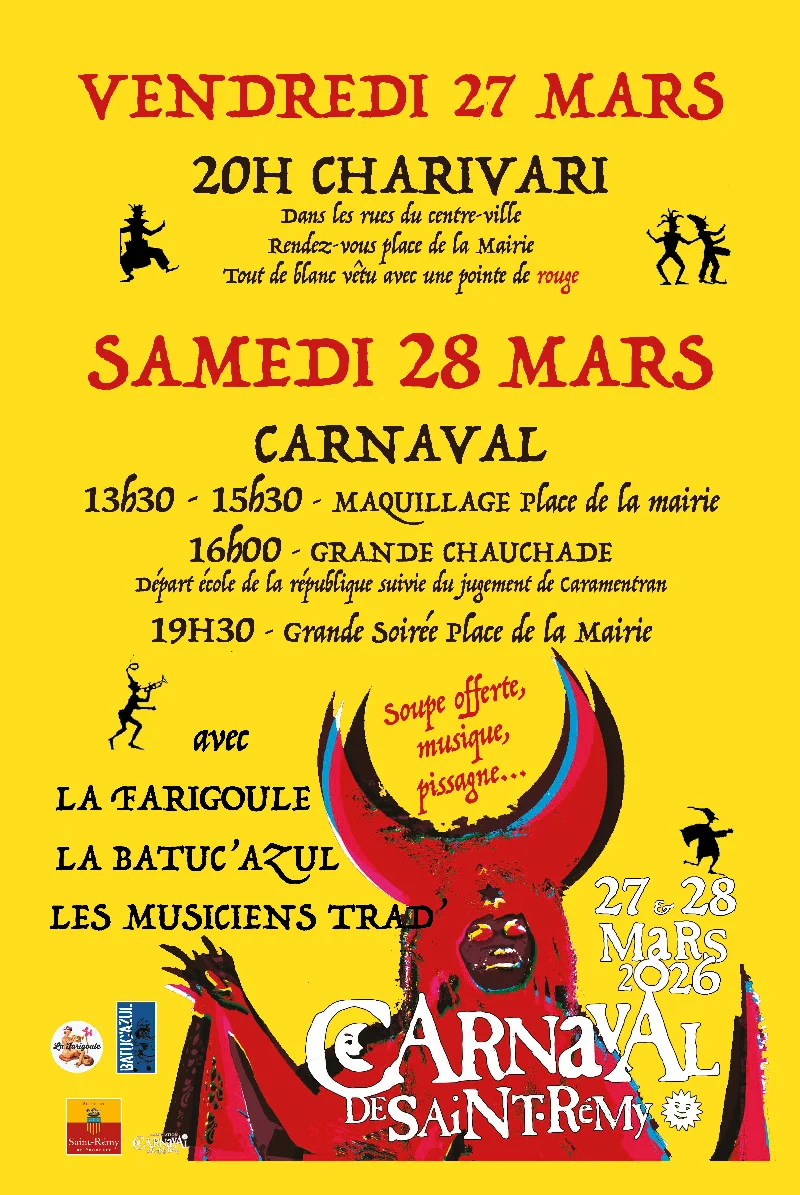 agenda carnavals actuprovence - Sant-Rémy de Provence mars 2026