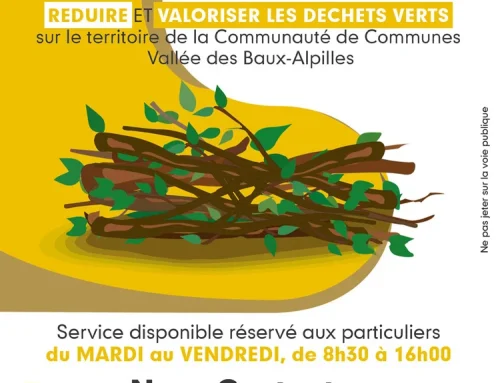 Déchets verts : reprise du service de broyage à domicile