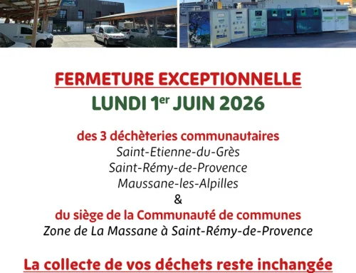 Fermeture exceptionnelle des déchèteries le 1er juin