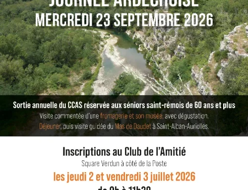 Sortie annuelle du CCAS : inscriptions les 2 et 3 juillet