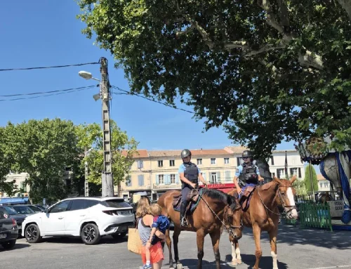 Rencontre avec la Garde républicaine à cheval