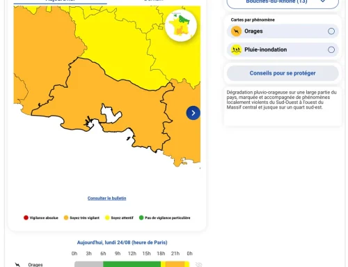 Météo : vigilance orange “orages” ce soir