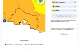 Carte vigilance météo 2026/10/20